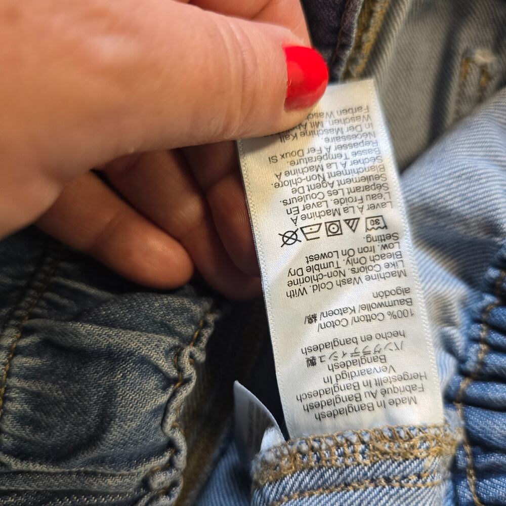 J Crew Jeans Womens Size 28 Blue Denim Pull On Tapered Drawstring Casual Capsule - Picture 9 of 11